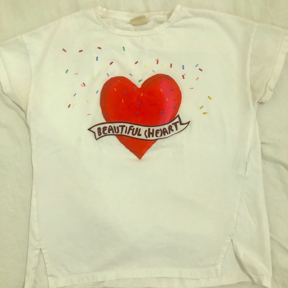 Zara heart shirt